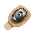 thumbnail image 1 of Fit for VW Car Sunglasses Holder, Leather Glasses Holder Glasses Holder for Car Sun Visor, 1 of 5