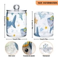 thumbnail image 3 of Cute Cartoon Sharks Diving Translucent Plastic Cans Storage Canisters with Lid Set of 4, 3 of 7