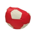 thumbnail image 2 of Puff Balón De Futbol Soccer Lunics Rojo/Blanco Grande, 2 of 2