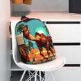 thumbnail image 3 of Easygdp Cool Camel Oasis Vibes Mochila Ligera de 15 Pulgadas para Estudiantes, Mochila Cómoda para la Escuela y Viajes, Correas Ajustables, 3 of 6