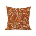 thumbnail image 3 of AuroraX Fall Pumpkin Throw Pillow Covers Thanksgiving Decorative Throw Pillowcase Farmhouse Outdoor Rustic Harvest Home Decor Brown, 3 of 7