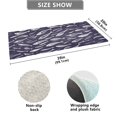 thumbnail image 3 of Bath Mat Soft Plush Non-Slip Absorbent Bathroom Rugs 39"x20" Flock Of Swimming Fish, 3 of 8