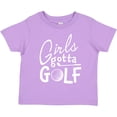 thumbnail image 3 of Inktastic Girls Gotta Golf Girls Toddler T-Shirt, 3 of 5