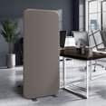 thumbnail image 4 of DECOLAB Freestanding Room Divider, Portable Room Separation Panel Wall for Office, Home, Studio Apartment, Classroom, 29"x65", Rock, 4 of 8