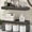 D. Grey, variant on White Bathroom Shelves Over Toilet Wall Mounted Floating Farmhouse Shelf with Toilet Paper Storage Small 16 Inch Set of 2