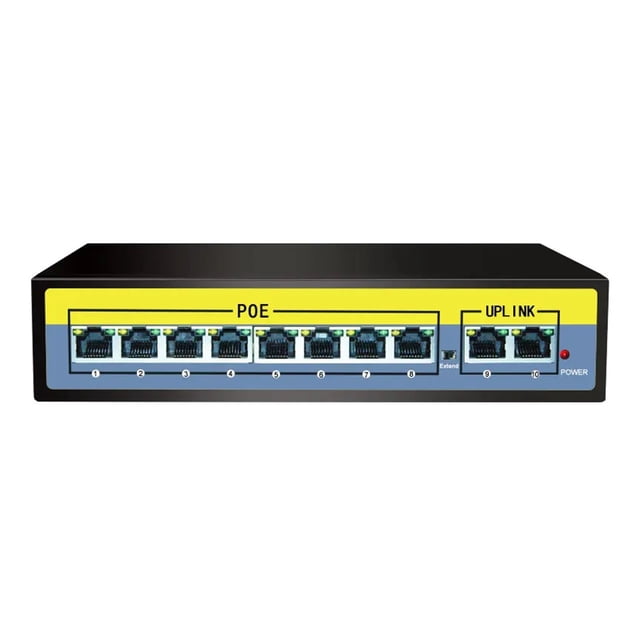 POE Gigabit Switch 4/8 Port 100/1000Mbps Standard POE For IP Camera 250m Lightning Protection With Uplink/SFP