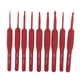 thumbnail image 2 of Agujas De Ganchillo, Conjunto De Agujas De Tejer Portátiles Compactas De Aspecto Rojo Agarre De Silicona Para Niños Principiantes Para El Hogar Para Tejer Para Mamás ANGGREK Crochet Hooks, 2 of 8