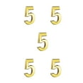 thumbnail image 2 of maskred House Numbers for Outside Simple Style Numerical Signs Sign Exquisite Number Mark Accessories Number Mark Marking Accessory Number 5 5PCS, 2 of 6