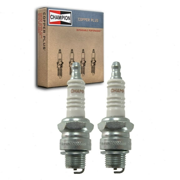 2 pc Champion 844-1 Copper Plus Spark Plugs for H10C Ignition Wire Secondary