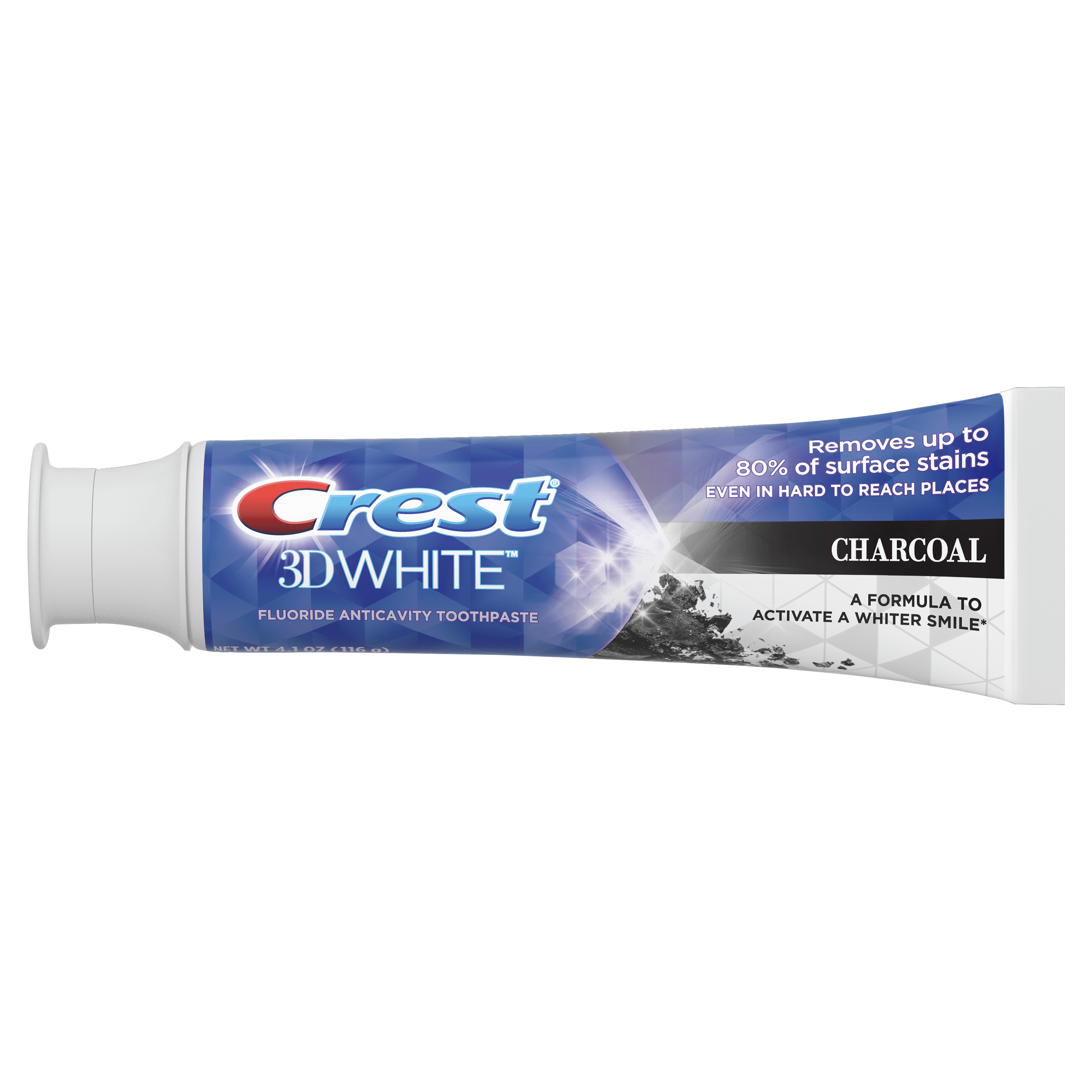 Crest 3D White, Charcoal Whitening Toothpaste, 4.1 oz, Pack of 3 - image 3 of 5