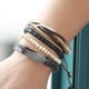 thumbnail image 3 of Pulsera trenzada de cuero sintético con dijes segundo, 3 of 9