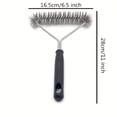 thumbnail image 3 of Bbq Brush, Stainless Steel Grill Brush, Grill Cleaner Tool, Heavy Duty Scrub Brush, 11X6.5 in Wide Single-Head Bristle Layout That Covers More Grill Grate Surface Area to Cut Time, 3 of 6