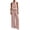 Light Pink, variant on Women Dressy Pant Suits, 2‑Piece Sleeveless Cowl Neck Halter Top And Elastic Waist Wide Leg Pants Resort Casual Outfit Set, Nylon Lightweight Vacation Suit, S‑XL, True To Size
