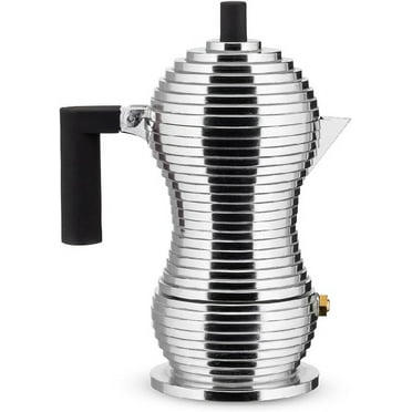 Alessi Pulcina Espresso Coffee Maker Black / Cups 1