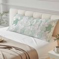 thumbnail image 4 of Green Coastal Body Pillow Covers 20"x60", Sea Turtle Nautical Coral Summer Beach Soft Brushed Microfiber Breathable Throw Pillow Covers, Pillowcase with Zipper for Couch Sofa Bedroom Living Room, 4 of 9
