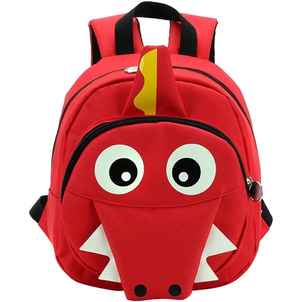Mochila de jardín de infantes, mochila de dinosaurio, mochila preescolar, mochila infantil de 2 a 7 años, 33 cm con correa para el pecho, a partir de 3 años para la escuela