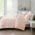 thumbnail image 6 of Intelligent Design Raina 5-piece Polyester Microfiber Comforter Set in Pink, 6 of 8