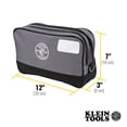 thumbnail image 3 of Bolsa para herramientas con cierre Klein Tools 55583 con compartimentos dobles, 3 of 9