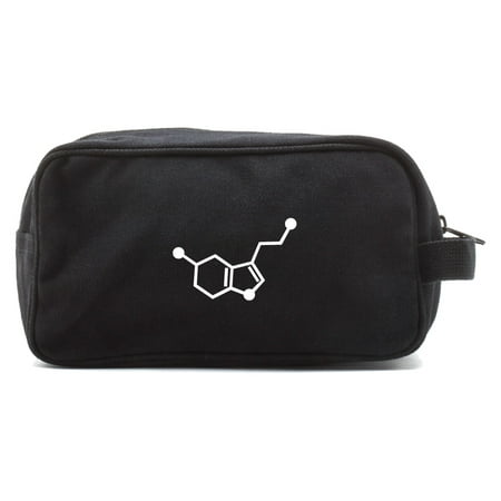 Grab A Smile Serotonin Canvas Shower Shaving Dopp Kit Travel Toiletry Bag