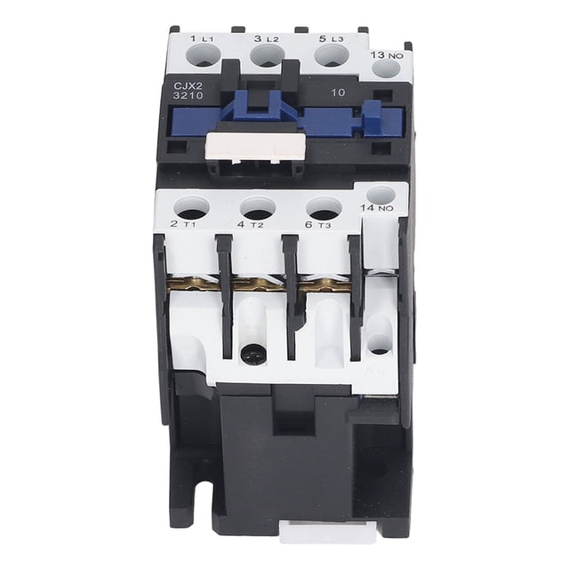AC Contactor 32A 3 Pole 3 Phase 50HZ Coil Normally Open Industrial Electric Power Contactor 35mm DIN Rail Mounting