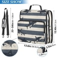 thumbnail image 2 of FORMRS Zipper Binder with Shoulder Strap 2-inch Ring 500 Sheet Capacity File Bag, Dark Sharks, 2 of 5