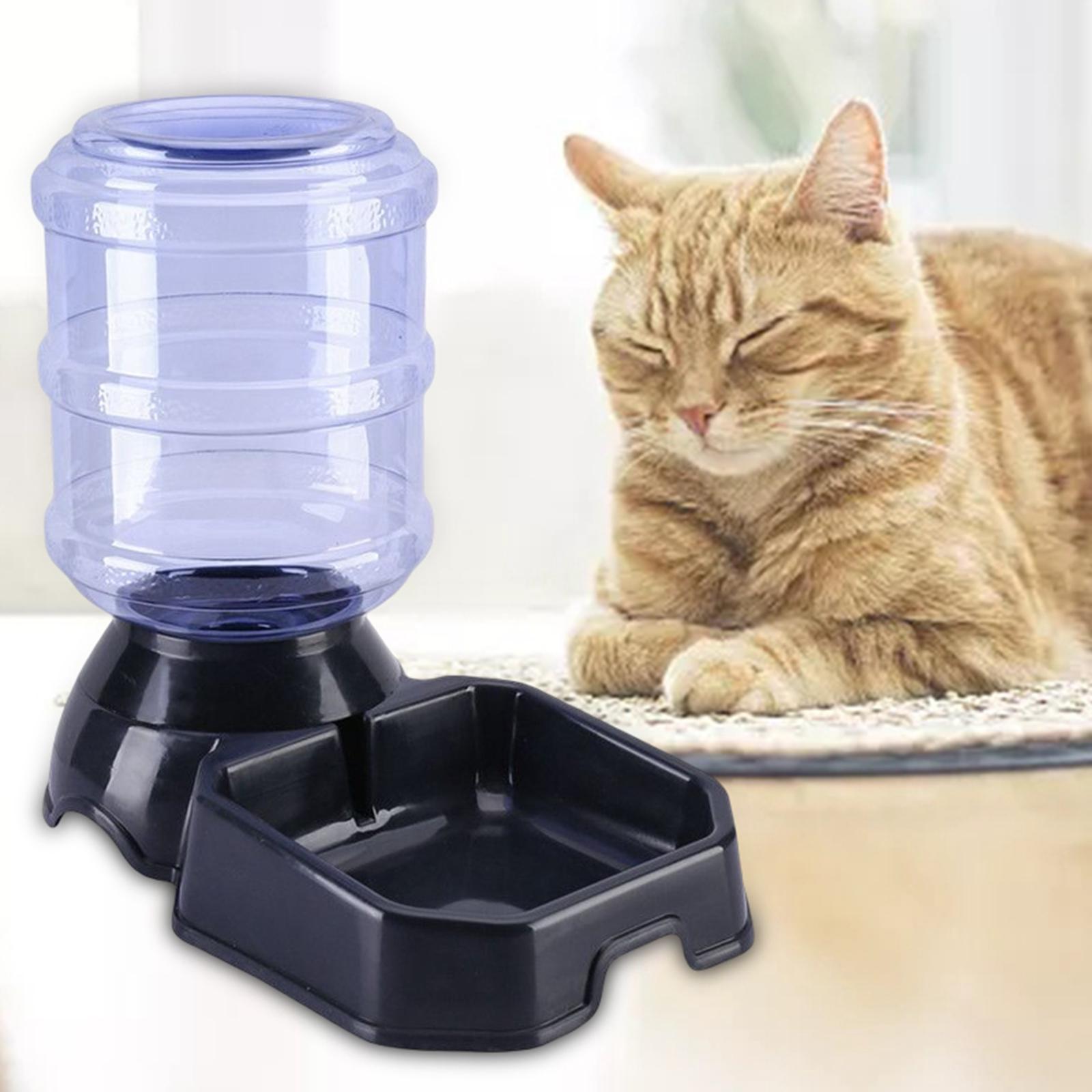 Large Capacity Automatic Cat Feeder Bowl Feeding Container Cats