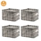 thumbnail image 1 of 4 unidades de compartimentos de cesta de almacenamiento plegable, bolsa organizadora de lona LYD Bolsas de almacenamiento, cestas, cajas, cajas, 1 of 9