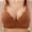 Brown, variant on Loopsun Plus Size Bras for Women, Womens Color Comfortable Hollow Out Perspective Bra Underwear No Rims Brown 40/90
