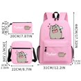 thumbnail image 2 of Clearance Tres juegos de mochilas escolares informales para hombres y mujeres, mochilas para estudiantes, mochilas estampadas de gran capacidad para exteriores, 2 of 3