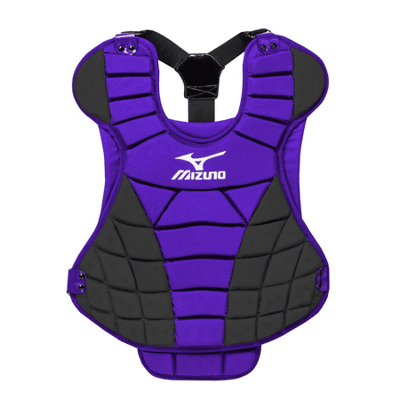 UPC: 0041969498538 | Mizuno Samurai Women s Fastpitch Softball Chest Protector 13-14 Size No Size Purple-Black (6090)
