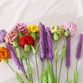 thumbnail image 2 of Clavel Verde Matcha ANGGREK ramo simulado de flor de clavel hecho a mano, 2 of 8