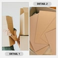 thumbnail image 3 of Raindrops Light Brown Corrugated Cardboard Sheets for Custom Packaging and Craft Projects, 3 of 8