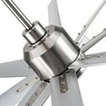 thumbnail image 4 of Wellspeed 72 in. 8-Blade Windmill Brushed Nickel Smart Indoor Ceiling Fan with Smart APP Control, 4 of 16