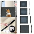 thumbnail image 2 of LAMIRO Retractable Pet Gate - Adjustable No-Drill Barrier for Doors/Stairs | Mesh Cat & Dog Gate Four Sizes Available, 2 of 4