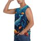 thumbnail image 3 of Balery Whimsical Underwater Fantasy Camisetas sin mangas para hombre, absorbe la humedad y protege contra el mal olor.-Medium, 3 of 7