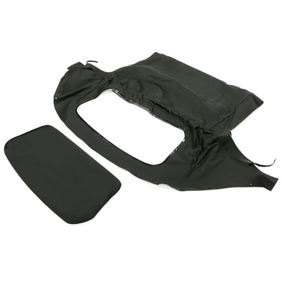 Convertible Soft Top w/ Plastic Clear Window For Mazda Miata 1990-2005 Black