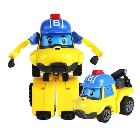 Blue Robocar Poli Action Figure Robot Educational Kids Toy-Yellow ...