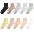 thumbnail image 6 of Sookeceks 6 Pairs Ankle Socks for Women Non Slip Cotton Socks Low Cut Thin Socks Classic Casual Socks Size 5-9, 6 of 7
