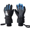 thumbnail image 1 of Guantes de esquí para niños, guantes de snowboard impermeables, guantes cálidos de invierno para niños, unisex, L, 3, 1 of 5