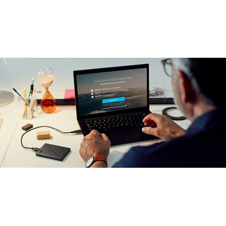 WD - My Passport 5TB External USB 3.0 Portable Hard Drive - Black