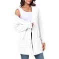 thumbnail image 6 of Gleelist Women's Casual Knit Open Front Cardigan Lightweight Long Sleeve with Pockets, 6 of 8