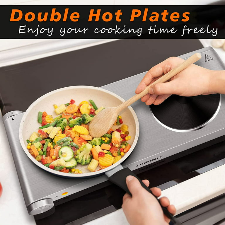 900W+900W Double Hot Plates, Cast Iron hot plates, Electric