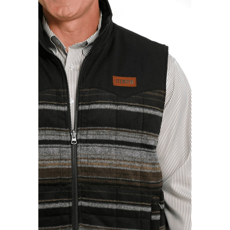 Cinch Brown Reversible Quilted Vest Men Vests Mwv1576003 Walmart