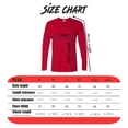 thumbnail image 2 of Gildan Softstyle Cotton Long Sleeve T-Shirt, Adult’s Narrow Width Side Seam Red Tee, 3 Pack, S, 2 of 5
