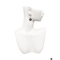 thumbnail image 3 of Delight Jewelry Silvertone Medical Caduceus Seal - Rx Silvertone Leaf French Earrings, 3 of 5