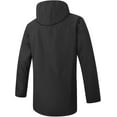 thumbnail image 2 of Men's Casual Fashion Windbreaker Coat-Lightweight Mid-Length Jacket with Adjustable Hood & Two Large Pockets, 2 of 6