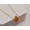 Carnelian, variant on Raw Crystal Necklace, Carnelian Rough Stone Necklace, Amethyst Necklace,