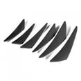 thumbnail image 2 of 6 uds textura de fibra de carbono parachoques del coche aleta Canard divisor difusor Valence Spoiler labio Jadeshay A, 2 of 8