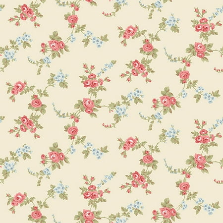 Concord Wallcoverings Textured Wallpaper floral Featuring rose flowers ...