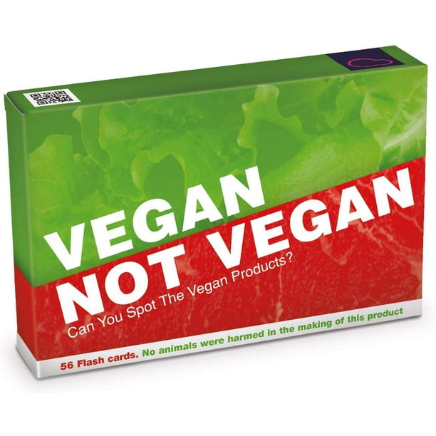 Vegan Not Vegan Can You Spot The Vegan Products? Card Game Walmart